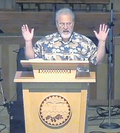 Jeff Woodke preaching | photo: lostcoastoutpost