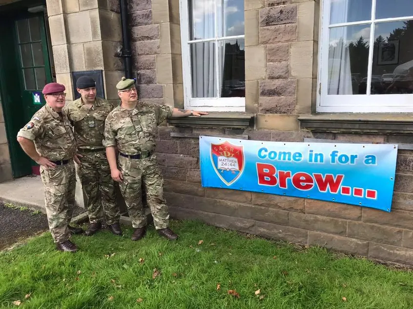 Sharing Jesus in the barracks and over a brew