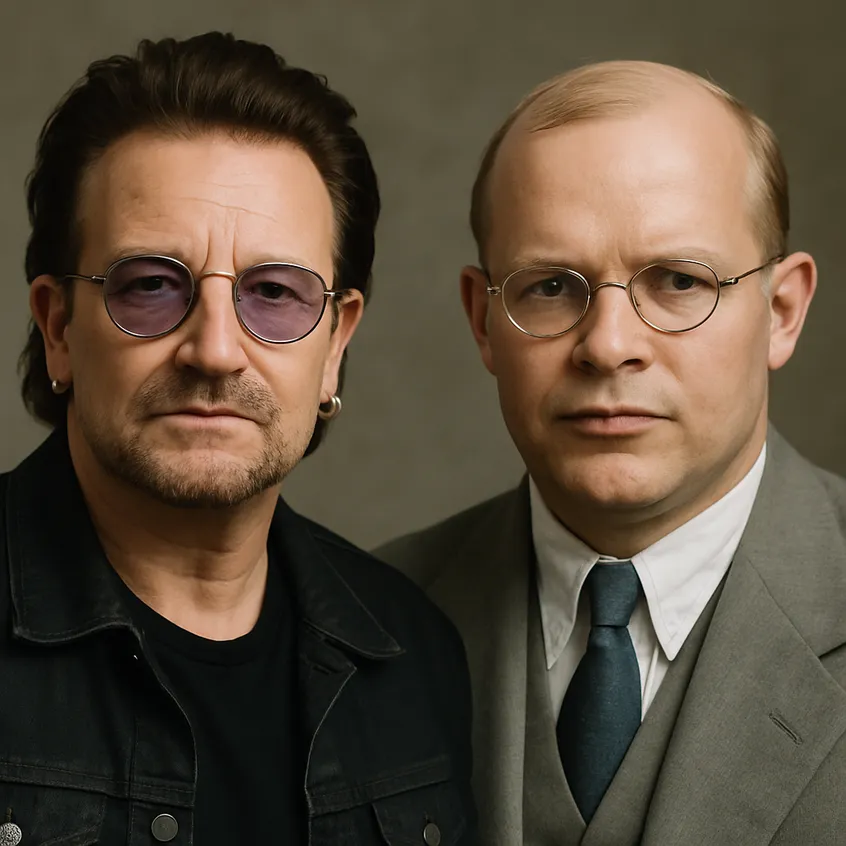 Bono's seeking soul versus Bonhoeffer's future hope
