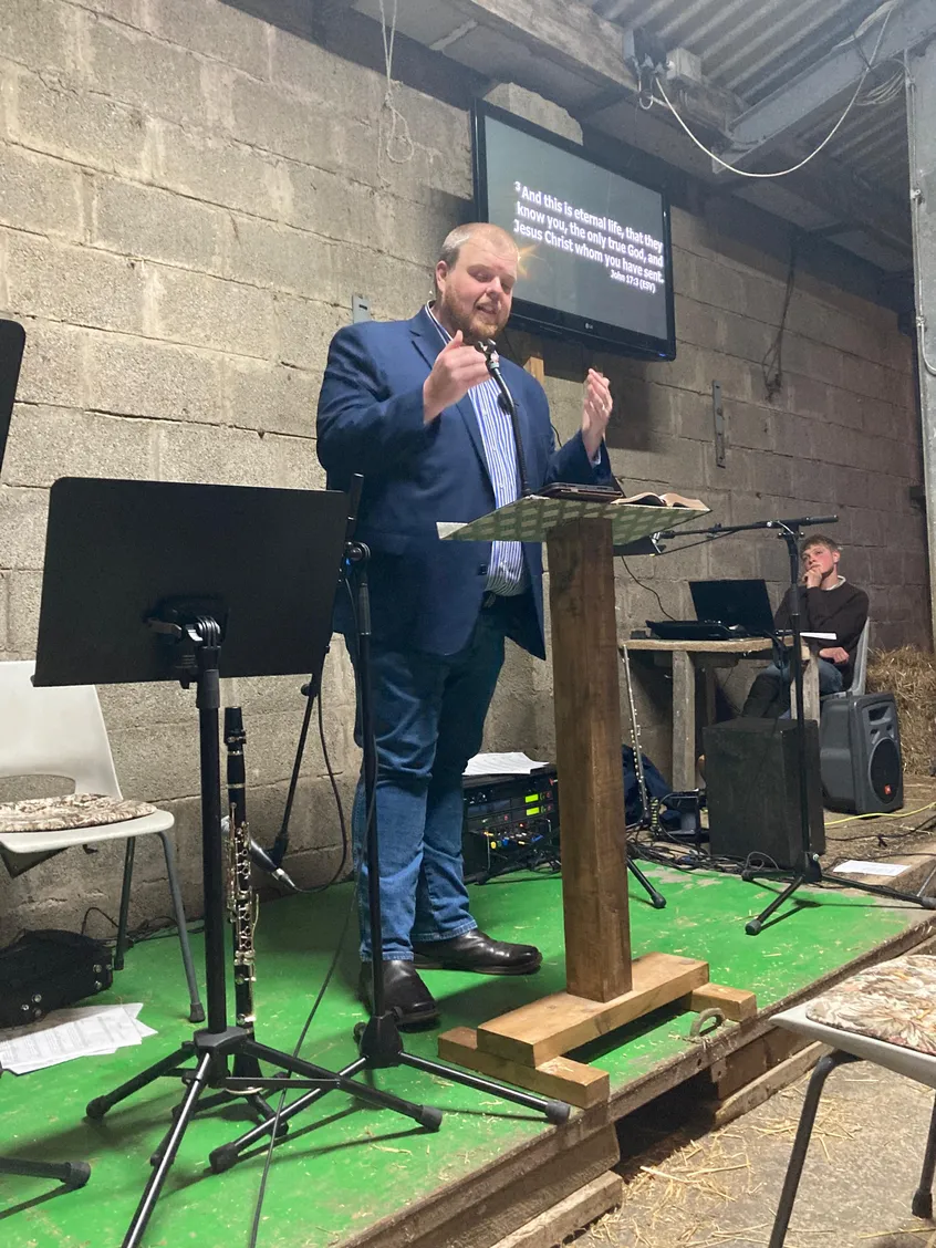 I preached the gospel in a barn... and people listened