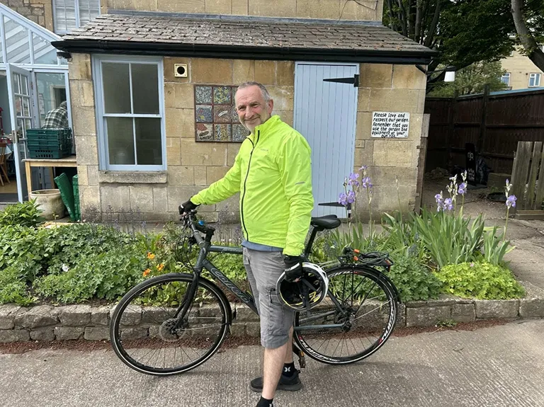 Mike’s on a bike for ‘Tour de Tyndale’