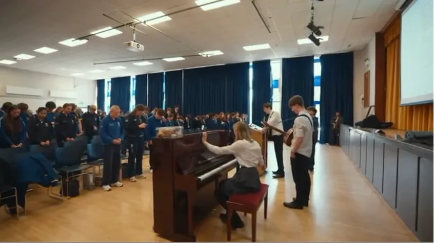 Belfast school students see God move