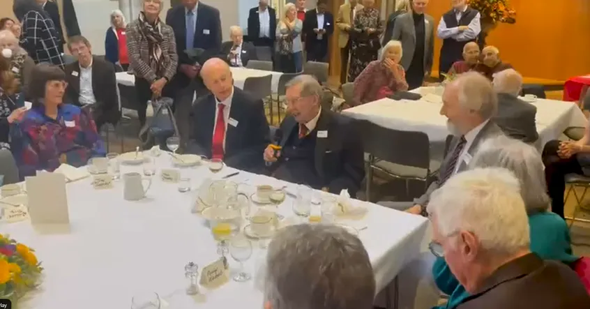 Dick Lucas' 100th marked with thanksgiving