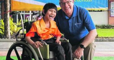 Wheelchair landmark gift
