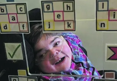 Cerebral palsy: ‘My eyes became my voice’