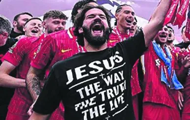 Liverpool's Alisson Becker shares his faith
