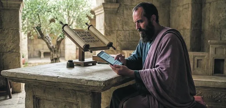 New Testament, new tech