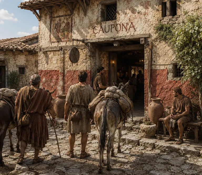 Roman travel and  Christian hospitality
