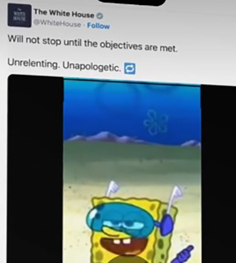 White House Spongebob Squarepants