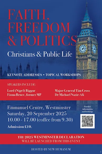 Westminster Declaration will call on politicians to reflect