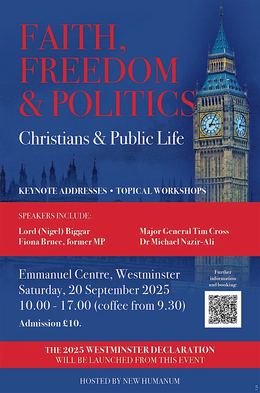 Westminster Declaration will call on politicians to reflect